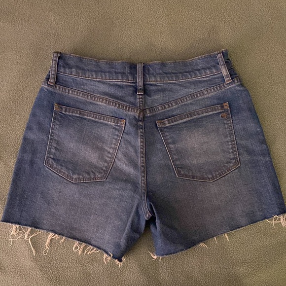 EUC Madewell High-Rise Button-Up Shorts - Picture 6 of 6